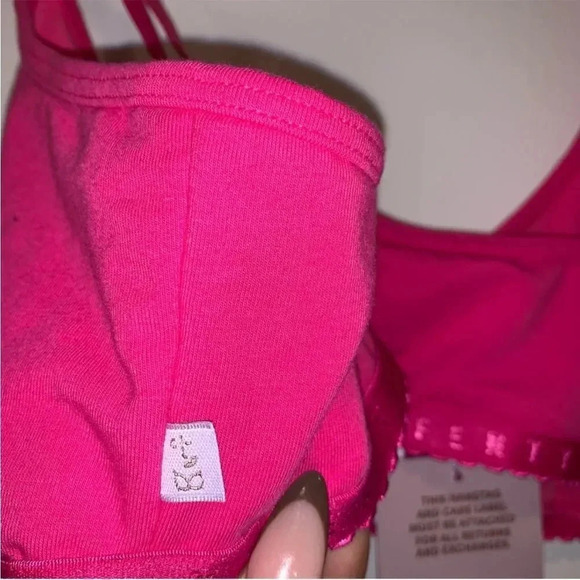 SAVAGE X FENTY COTTON JERSEY BRALETTE PINK SIZE SMALL - Picture 13 of 15